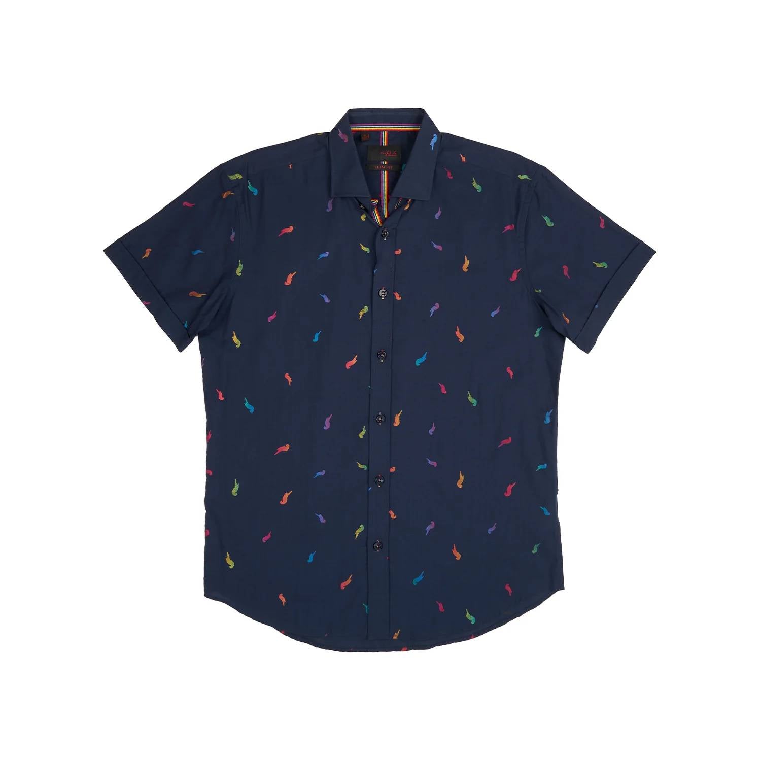 Eight X - Parrot Punch Foil Short Sleeve Shirt