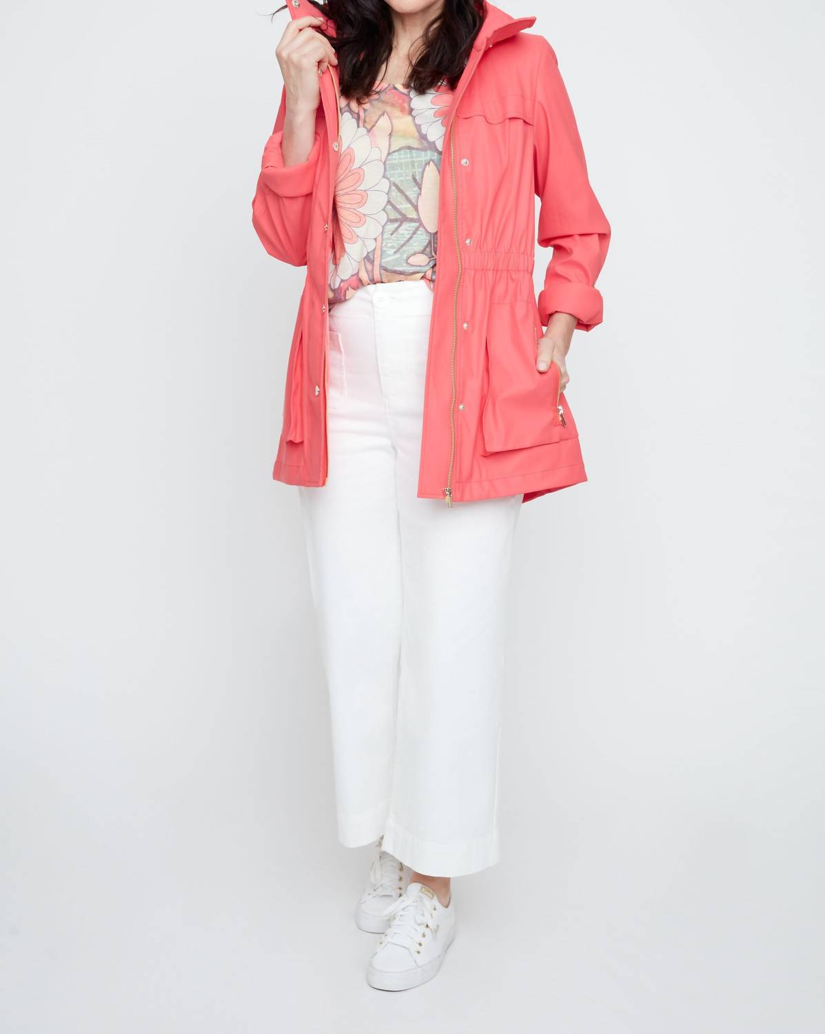 Renuar Let It Rain Rain Jacket in geran - women's jacket