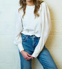 The Greii - Floral Textured Sweatshirt