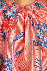 Voy - Sunlit Garden Embroidered Top