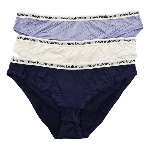 New Balance - Women's 3-Pack Performance Underwear Eversoft Hipster