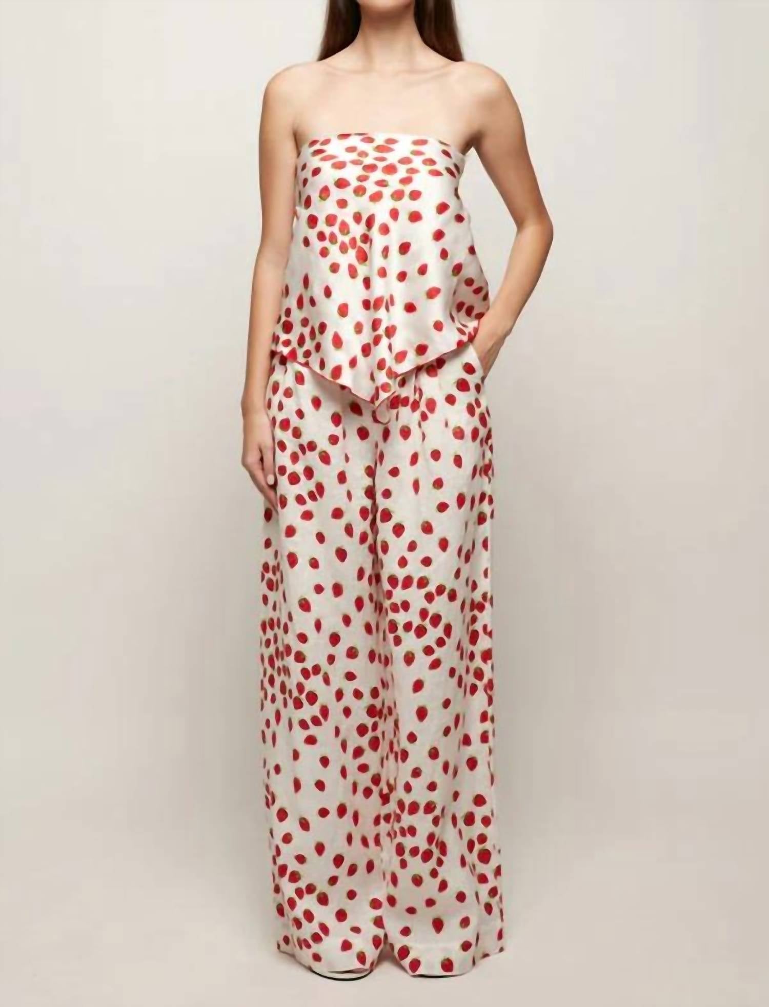 S/W/F - Pleated Wide Leg Pants
