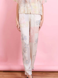 Forte Forte - Secret Garden Print Viscose Silk Twill Pants