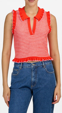 Cinq A Sept - Clem Stripe Sweater Tank Top