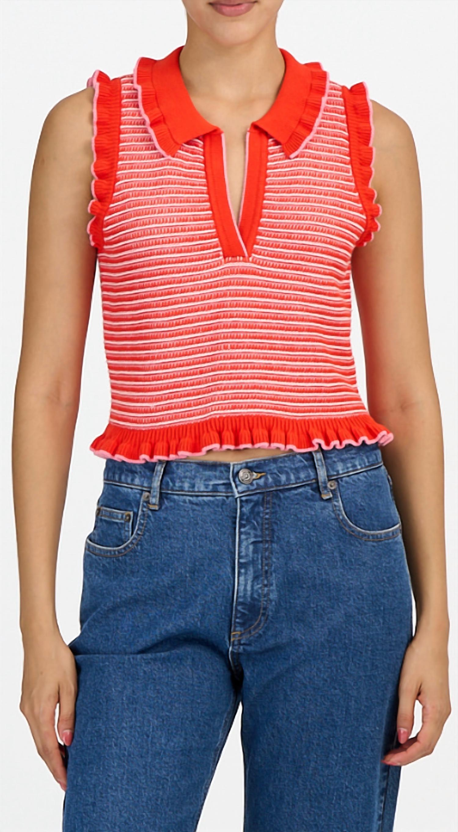Cinq A Sept - Clem Stripe Sweater Tank Top