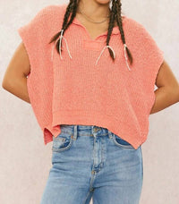 Illa Illa - Short Sleeve Patch Sweater