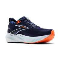 BROOKS Men's Glycerin 22 Running Shoes in peacoat blue ribbon orange 2 - men's sneaker - view 4