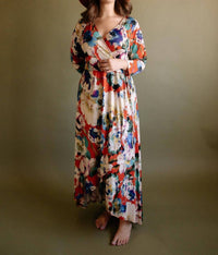 Emerald Collection - Iris Faux Wrap Midi Dress - Plus