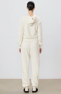 Eterne Boyfriend Pocket Sweatpant in bone 1 - women's pants - detail view