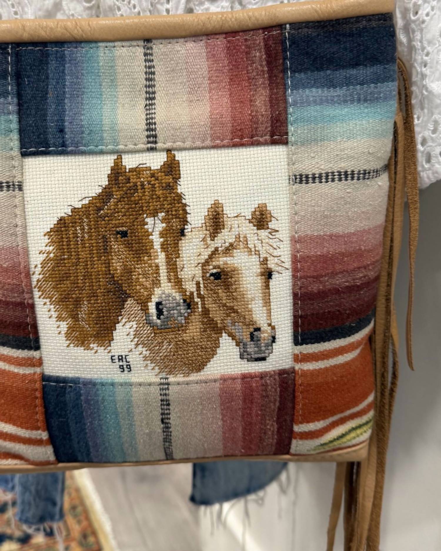 Totem Salvaged - Women's Horse Mini Crossbody Bag