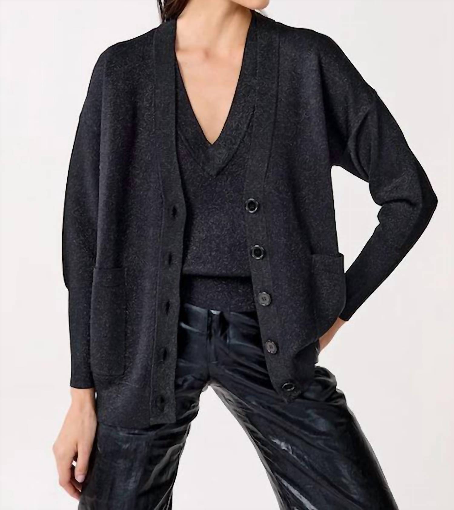 Lanhtropy - Aspen Lurex Cardigan