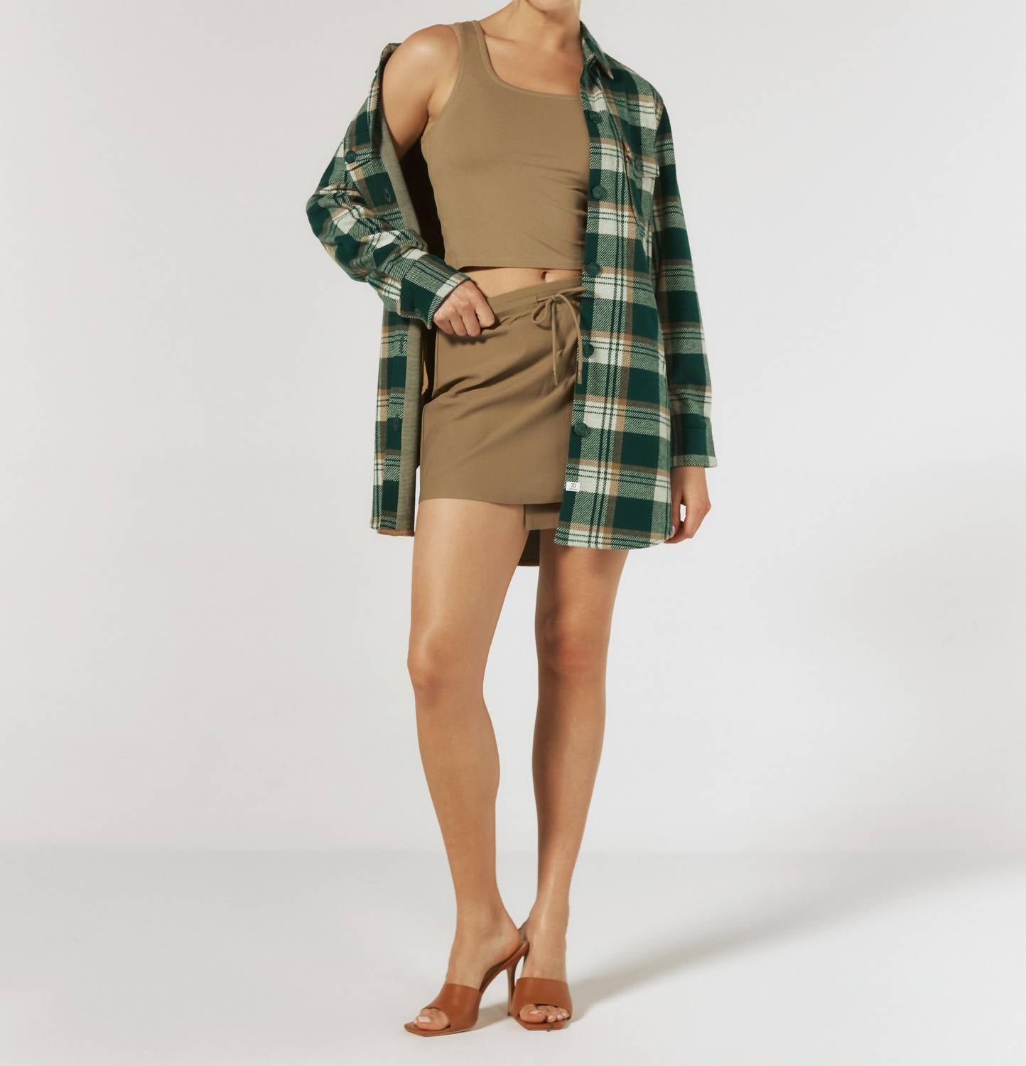 7Diamonds - Generation Plaid Soft Knit Shacket