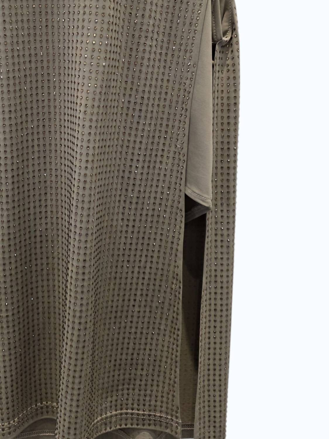 Sheri Bodell Women's Beaded Open Side Tank in clay - women's tank top - detail view