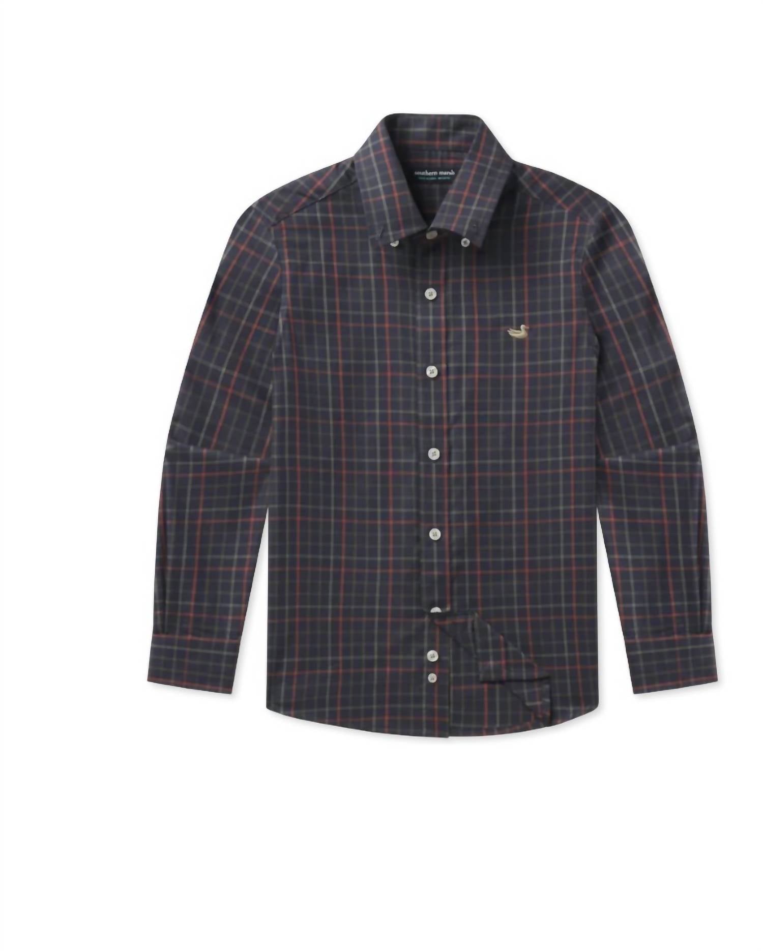 Southern Marsh - Youth Chateau Windowpane Dress Shirt