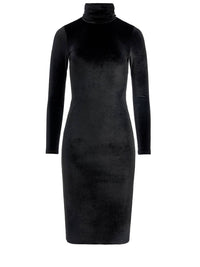 Alice + Olivia - Delora Velvet Tassel Back Midi Dress