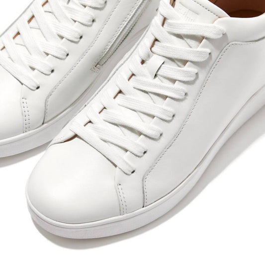 Fitflop - Women's Rally High Top Lace-up Leather Sneaker With Zipper