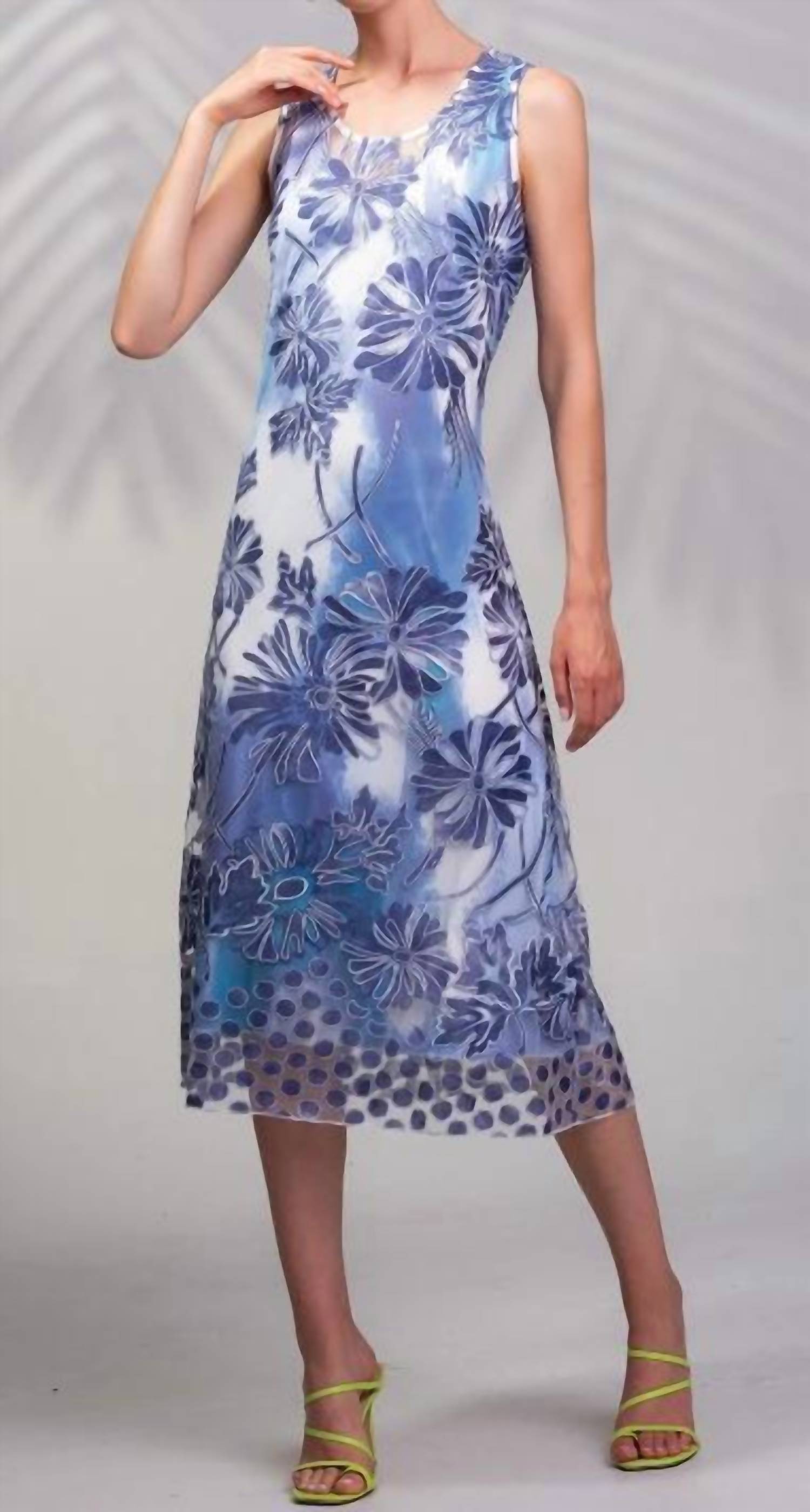 Alison Sheri - ILLUSION PRINT DRESS