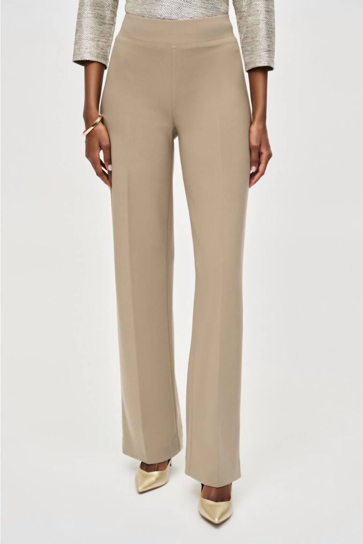 Joseph Ribkoff - Pleated Straight Leg Pant