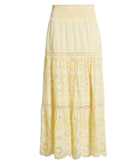 Loveshackfancy - Miloti Eyelet Lace Maxi Skirt