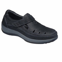 Orthofeet Women's Serene T-strap Shoes in black - women's sandal