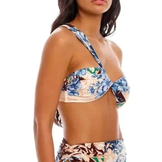 Agua Bendita - Mariette One-shoulder Bikini Top