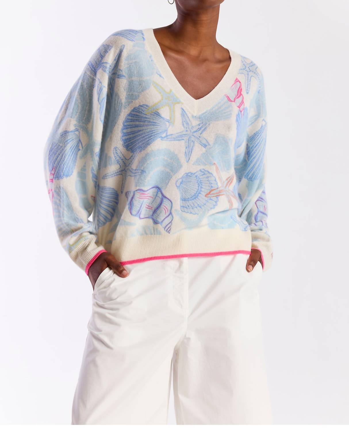 Brodie Cashmere - Scatter Shell Sweater