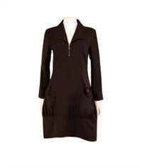 Samuel Dong - Women's Long Sleeve Coat Dress