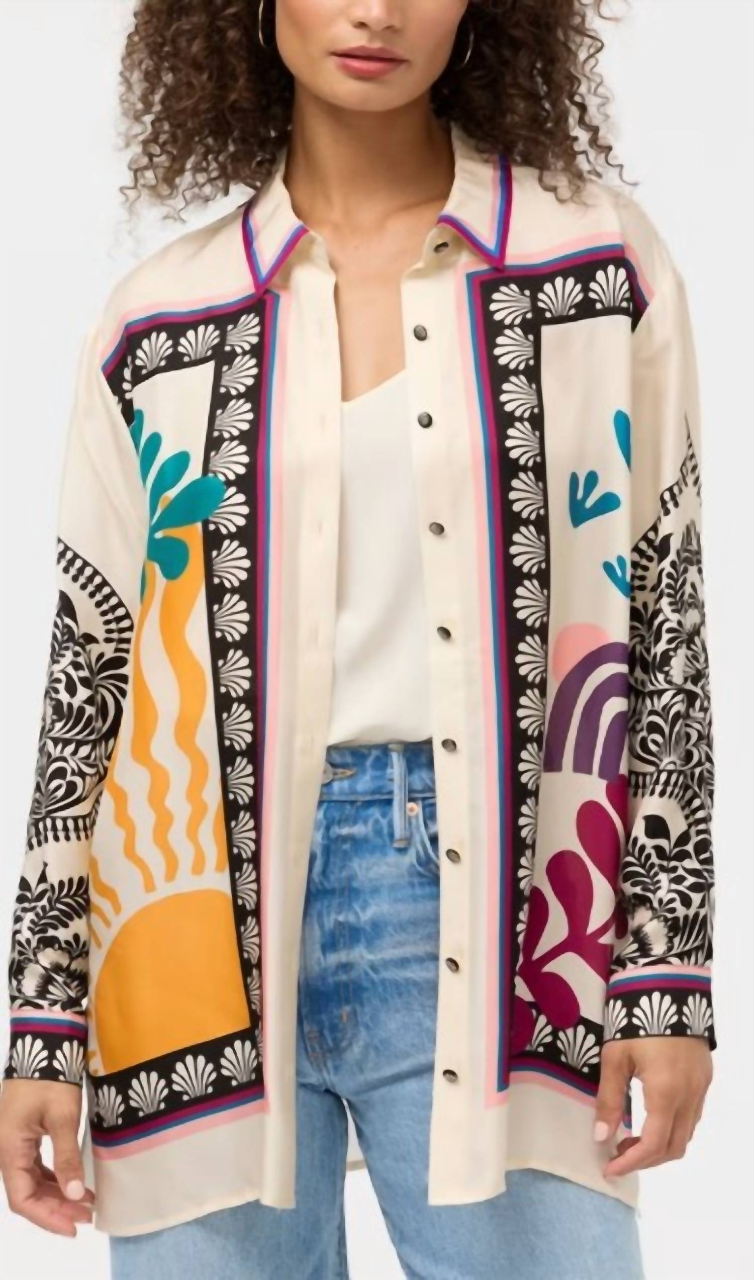 Johnny Was - lorelie Button Down Blouse