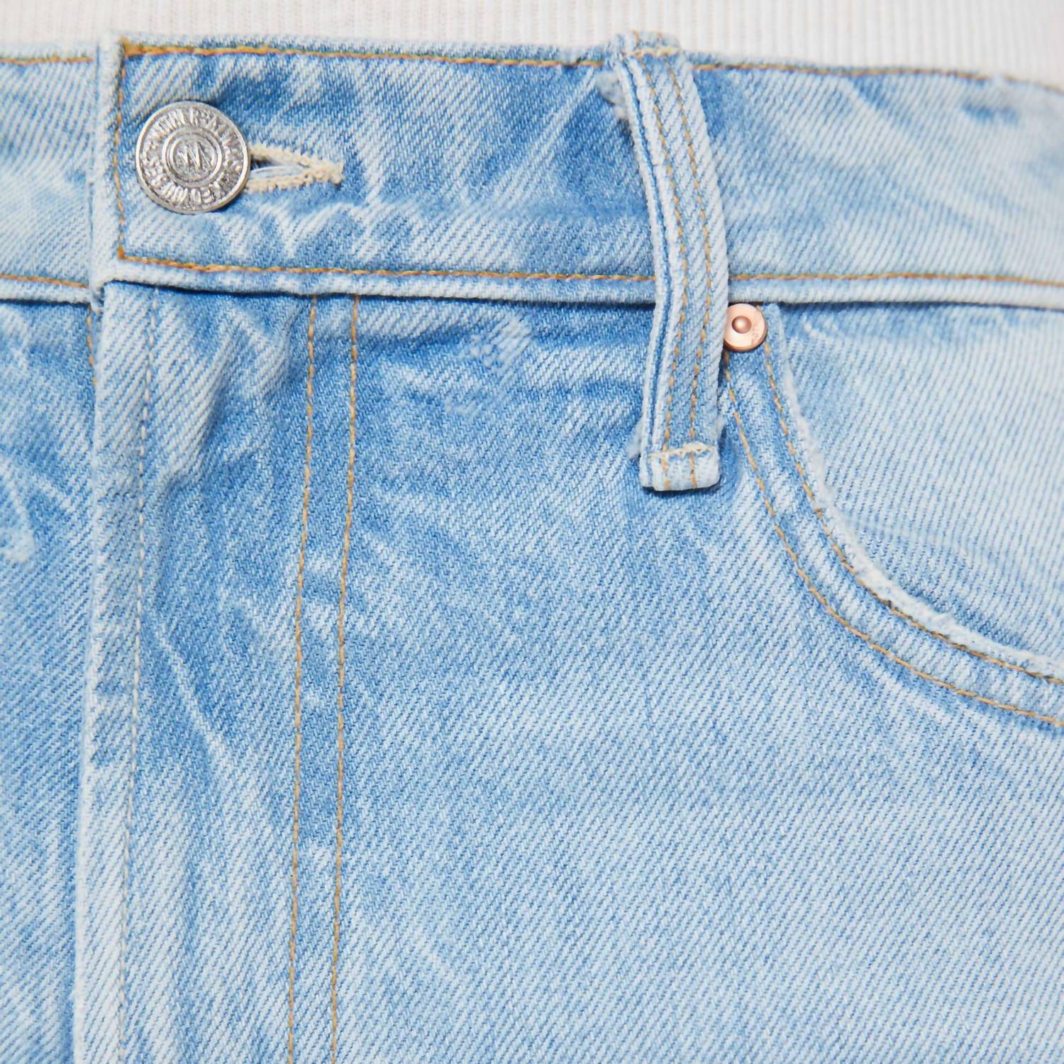 Mother - The Full Pipe Flood High Waist Barrel Leg Jeans