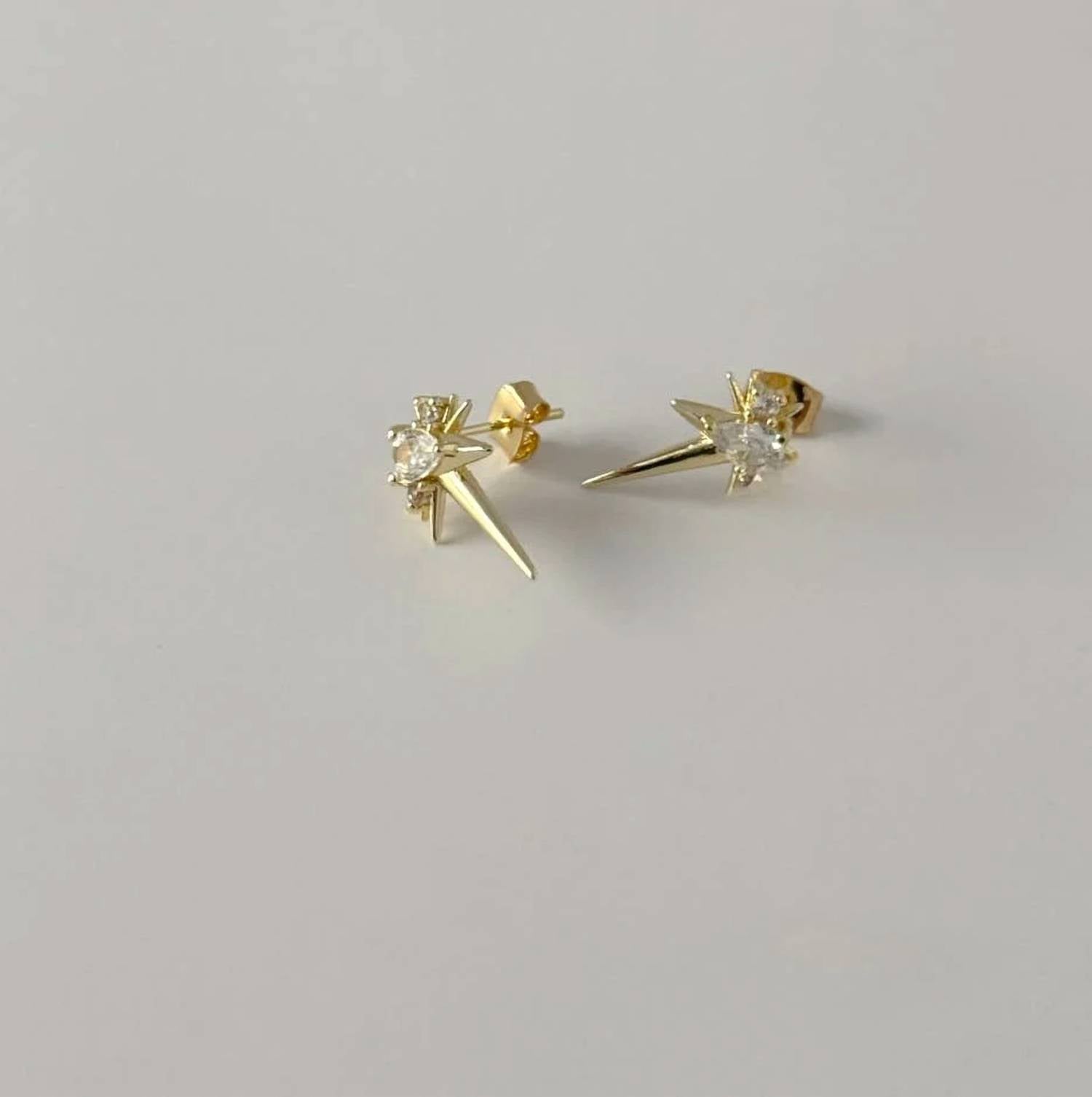 Tramps+Thieves - Women's Armor Spiked Stud Earrings