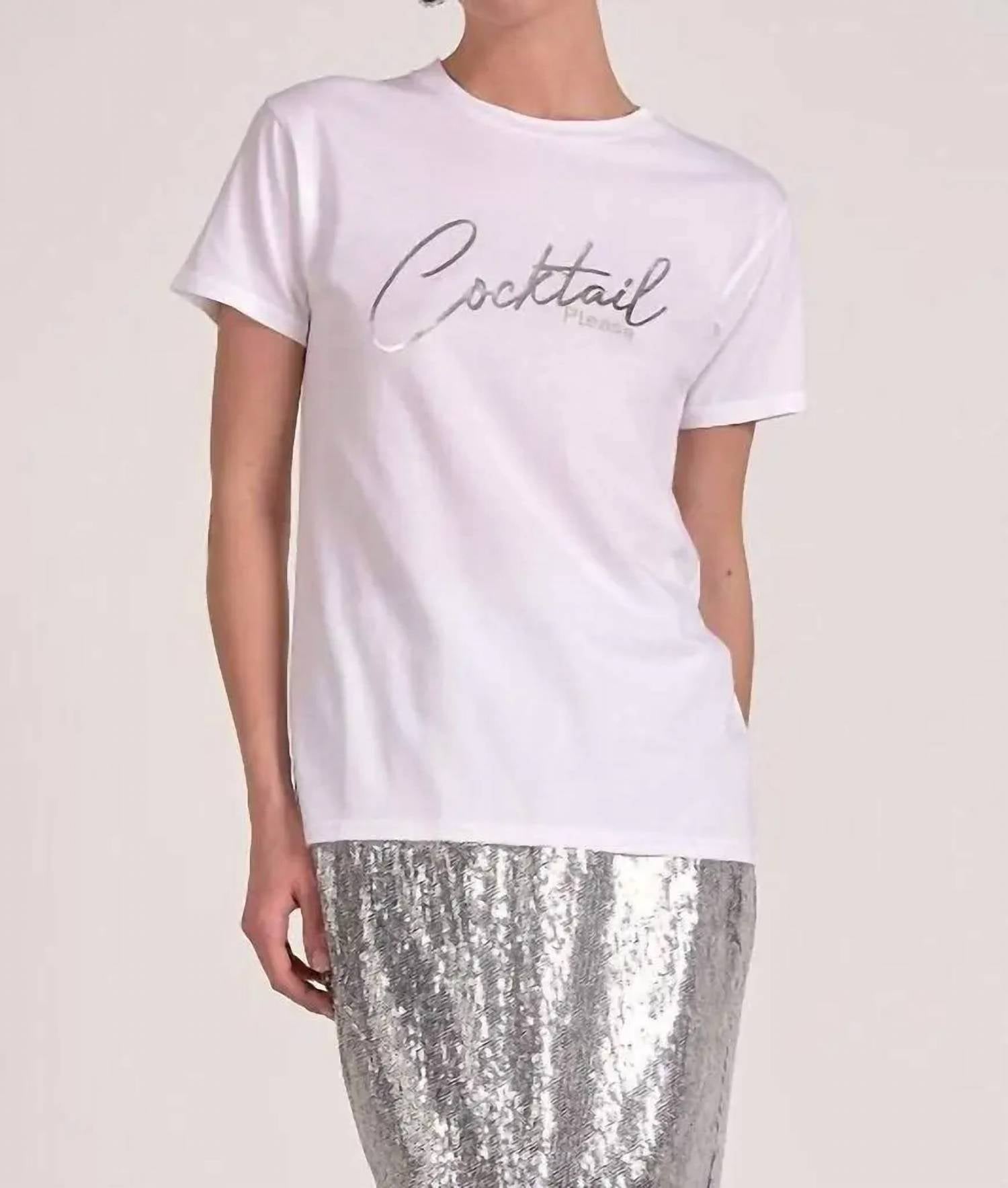 Elan - Cocktail Please Crewneck Tee