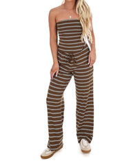 Le Lis - Along The Lines Stripe Two Piece Set