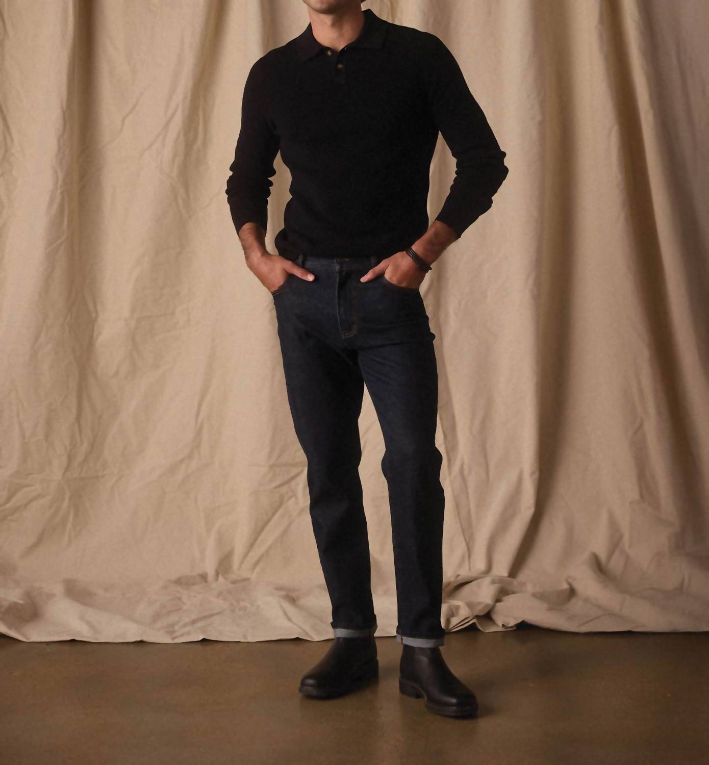 The Normal Brand - Robles Knit Waffle Stitch Polo