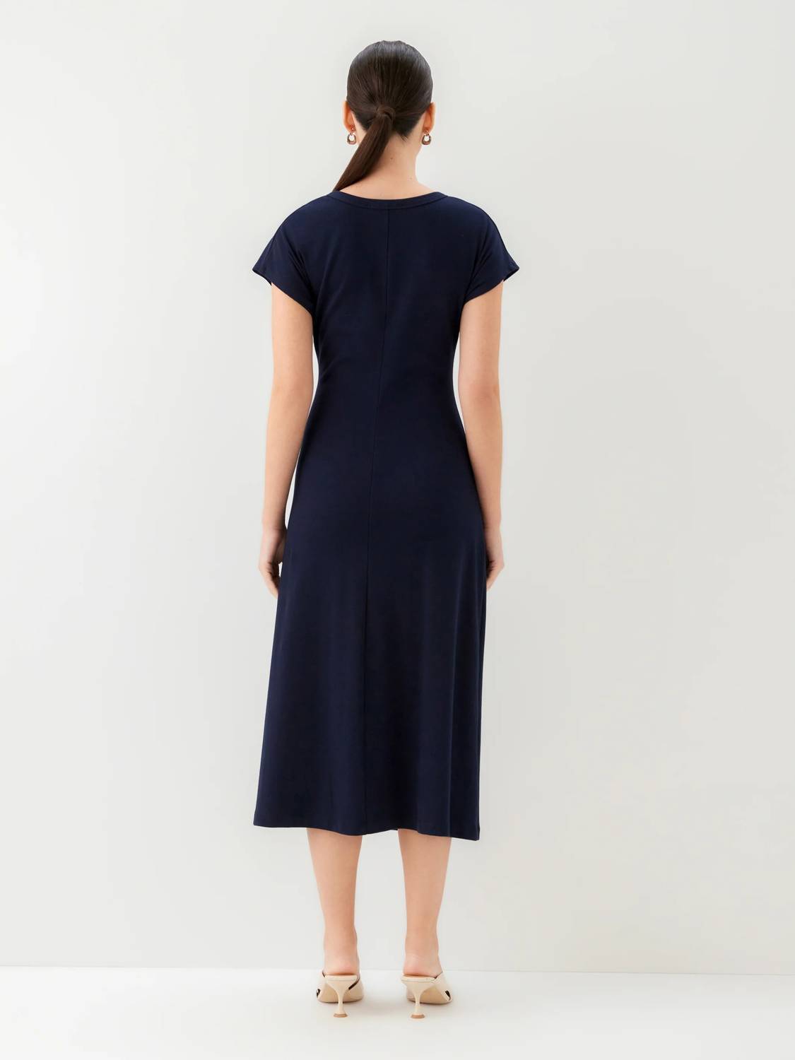 Fifteen Twenty - Women's Aveline Side-twist Midi Dress