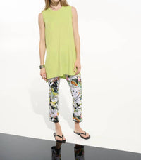 Joseph Ribkoff - Floral High-waisted Trousers