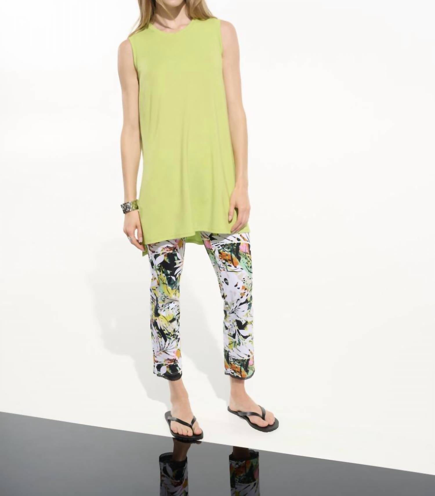 Joseph Ribkoff - Floral High-waisted Trousers