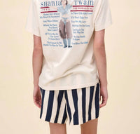 DAYDREAMER Shania Twain Boyfriend Tee in white - women's t-shirt - alternate view