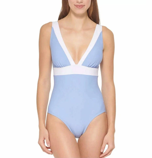 Dkny - Color Block One-piece Swimsuit