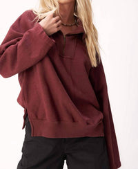 Project Social T - Better Late Half Zip Sweatshirt