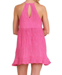 Umgee - Ruffle & Lace Sleeveless Tunic
