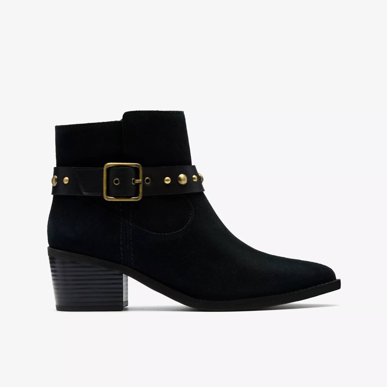 Clarks - Women's Morzine Buckle Suede Boots