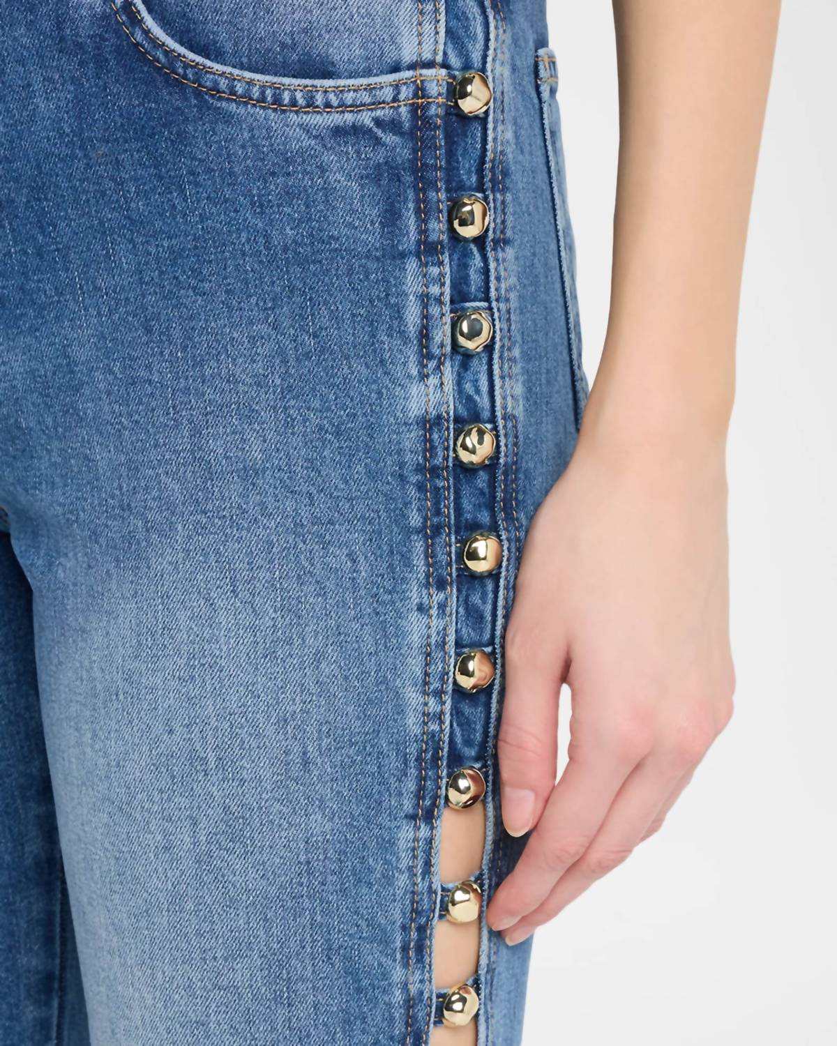 Simkhai - Amelia High Rise Straight Jeans