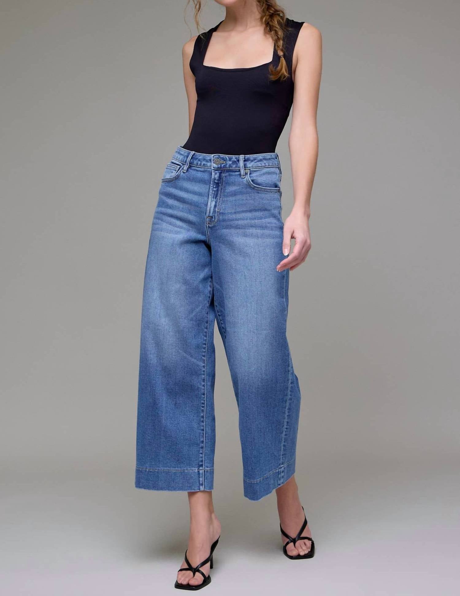 Hidden - Cropped Stretch Jeans