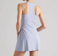 RHONE Course To Court Sport Dress in pool blue - women's dress - detail view