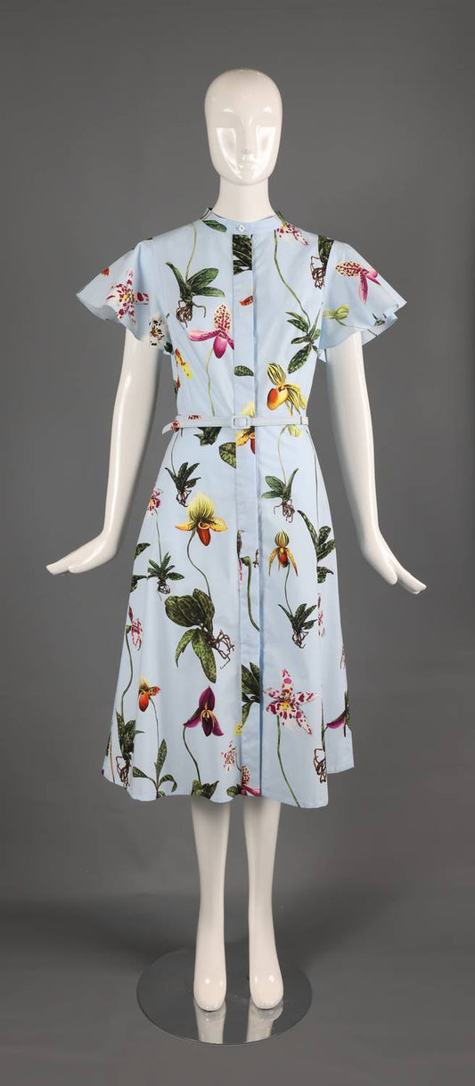 Oscar De La Renta - Women's Floral Shirt Dress
