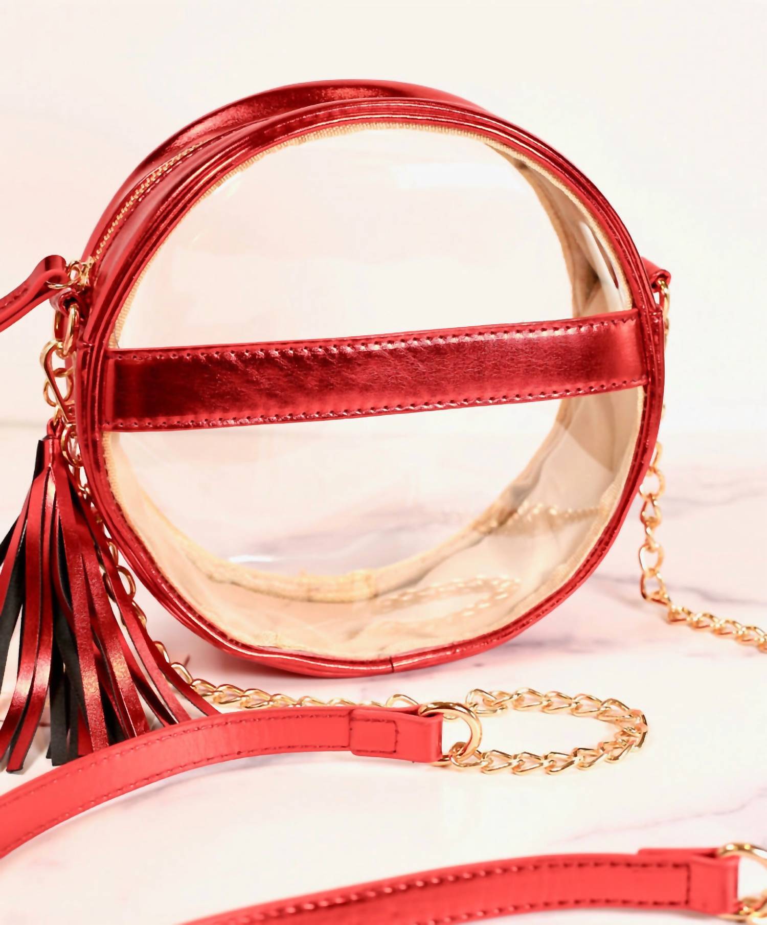 Caroline Hill - Women's Madison Clear Crossbody Bag