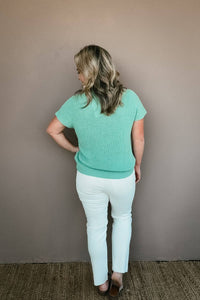 Kut From The Kloth - Reese High Rise Straight Leg Raw Hem Jean