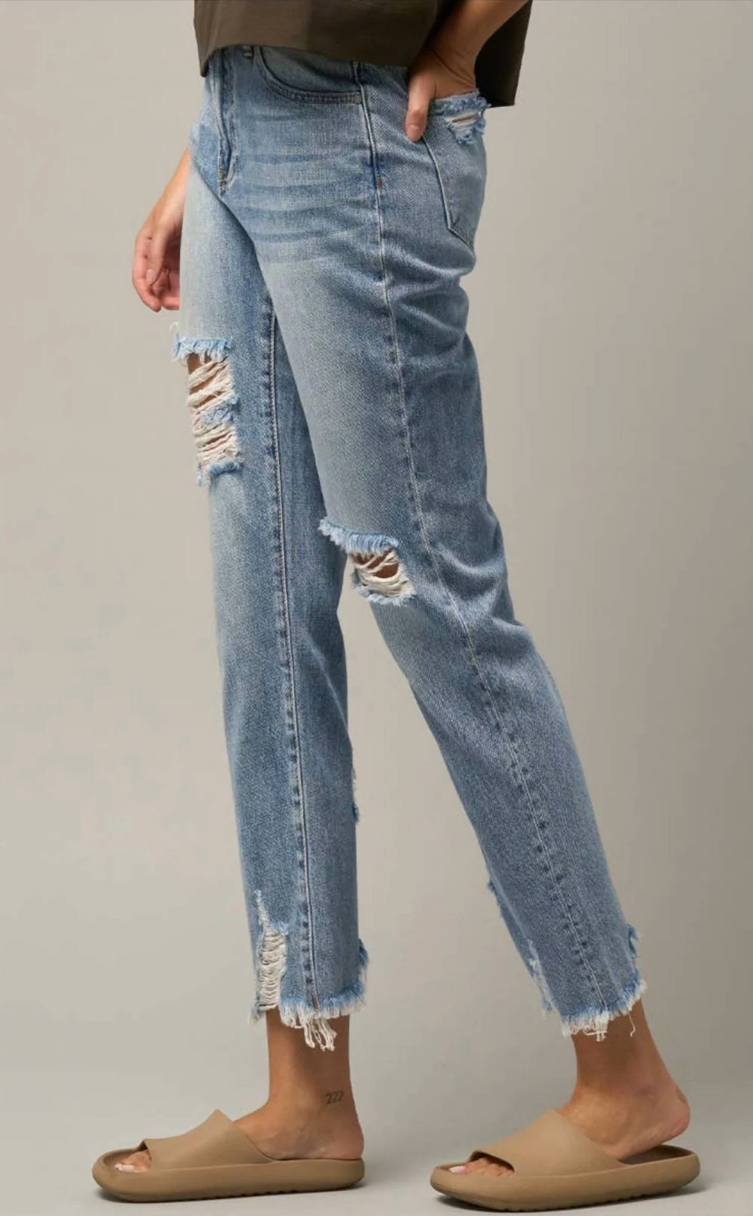 Insane Gene - Distressed Straight Jeans