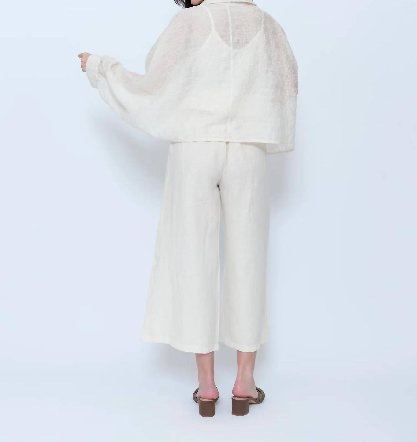 Blueberry - Tie Front Shrug