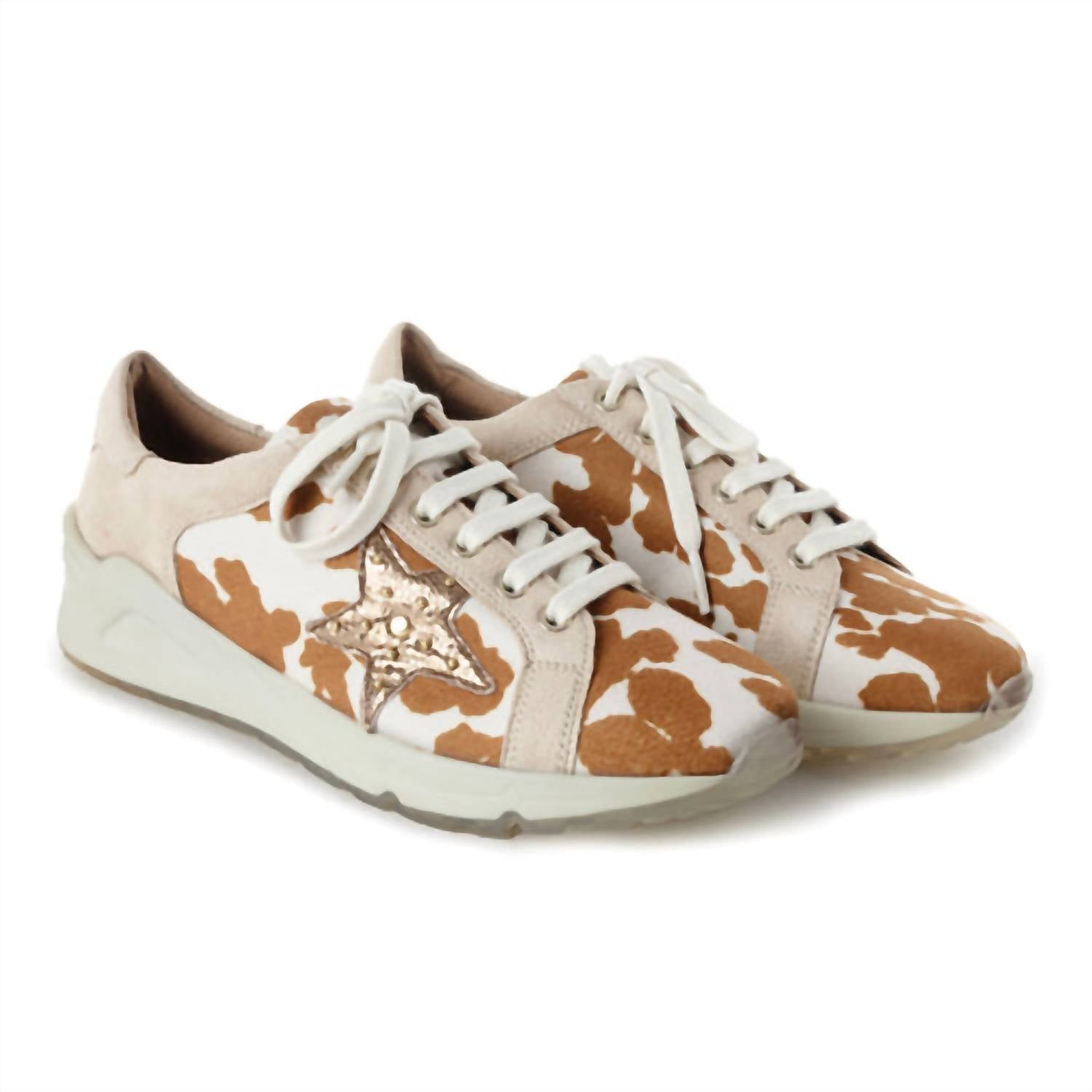 Myra Women's Luster Sneakers in cow - women's sneaker - detail view